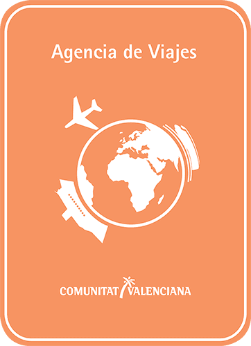 Licencia de agencia de viajes CV-MN1418-V expedida por la Comunitat Valenciana