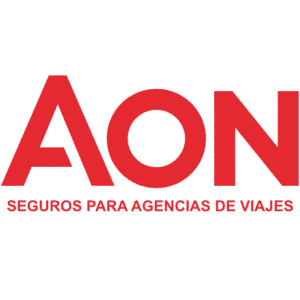 Logo de AON seguros para agencias de viajes, seguro de responsabilidad civil de Espectáculos As de Picas